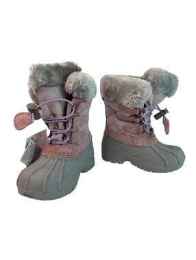 Totes Kids Lil Jenny Toddler Girls Waterproof Snow Boots Purple Size 6T